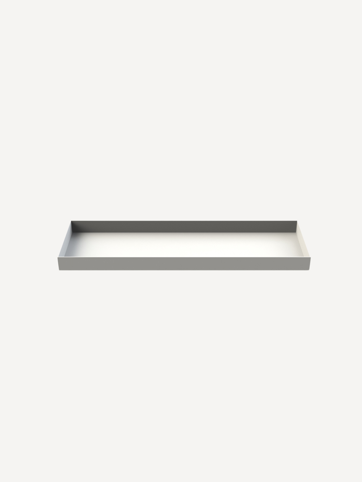 Tablett, 32x10x2 cm, Weiß Tablett, 32x10x2 cm, Weiß