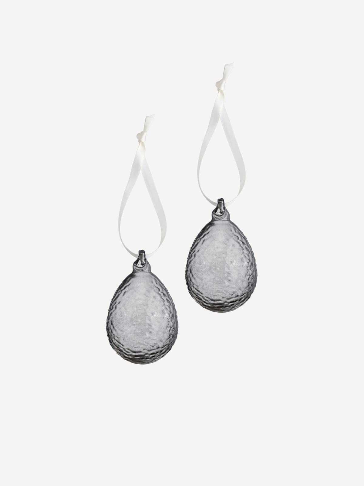 Gry Easter Ornaments, set of 2, grey