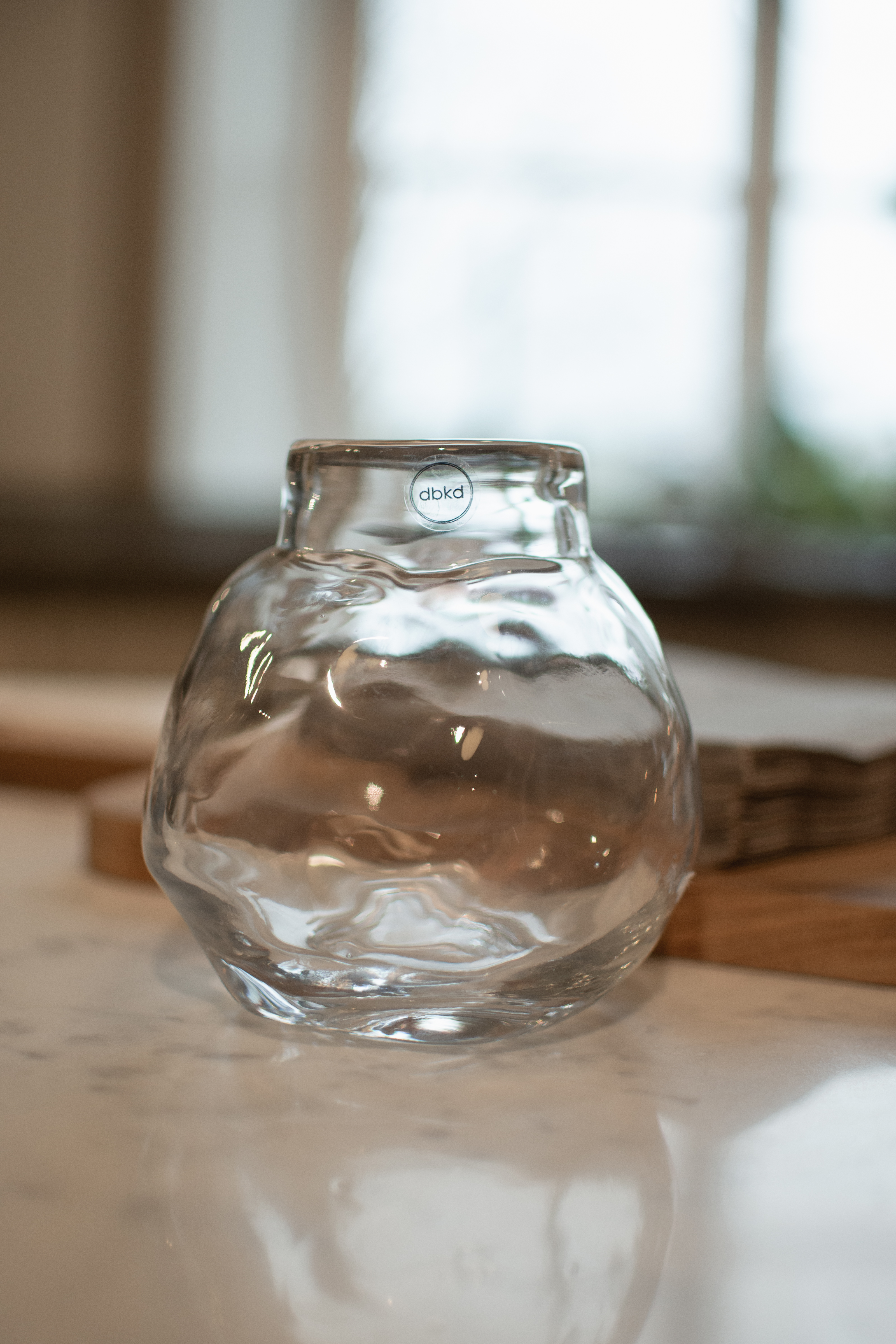 Bunch mini vase, D 12 cm, clear