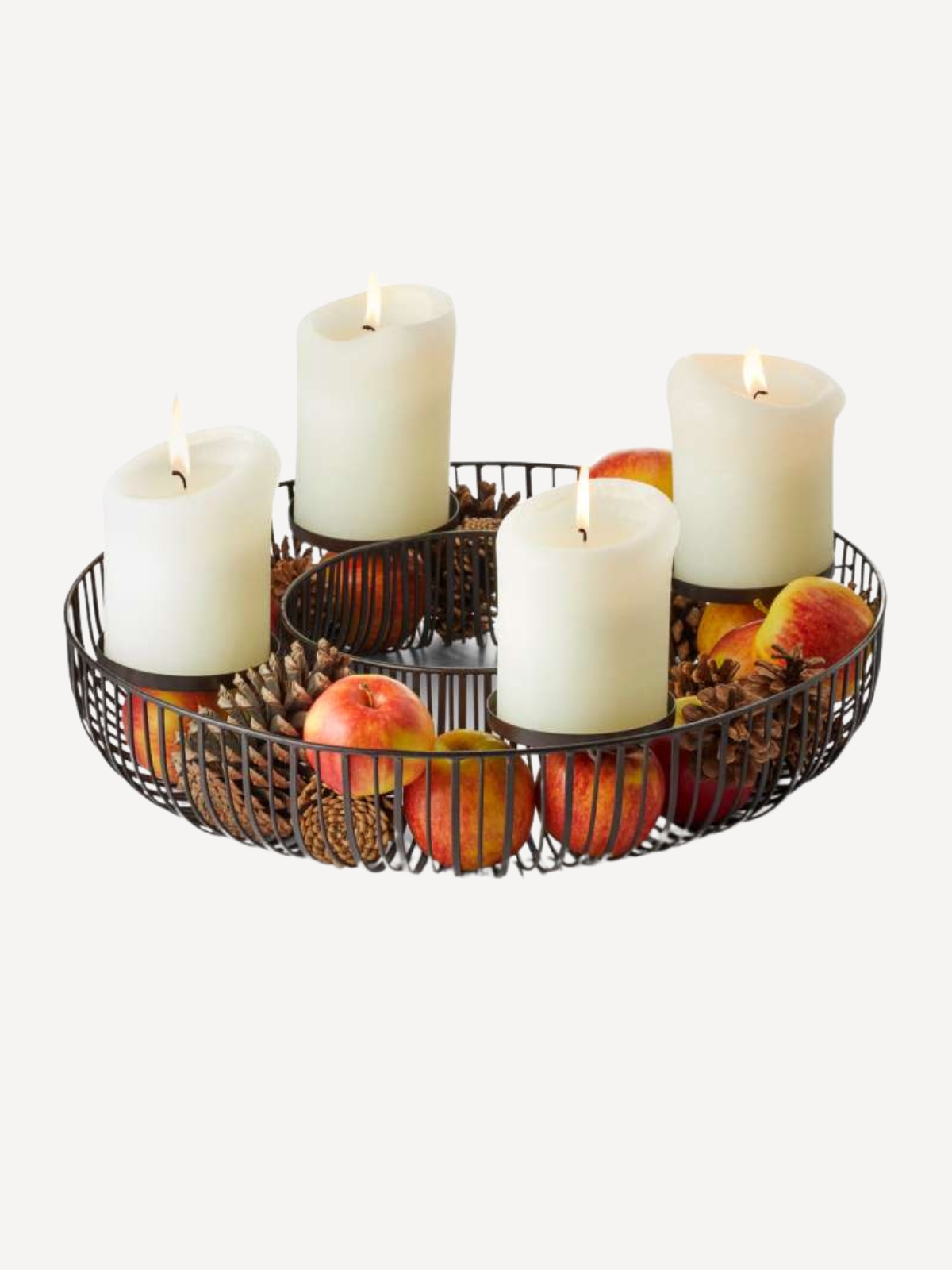 Panama candle wreath, D50