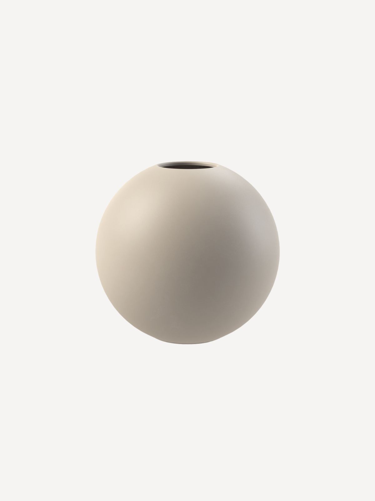 Ball Vase, H20cm, Sand Ball Vase, H20cm, Sand
