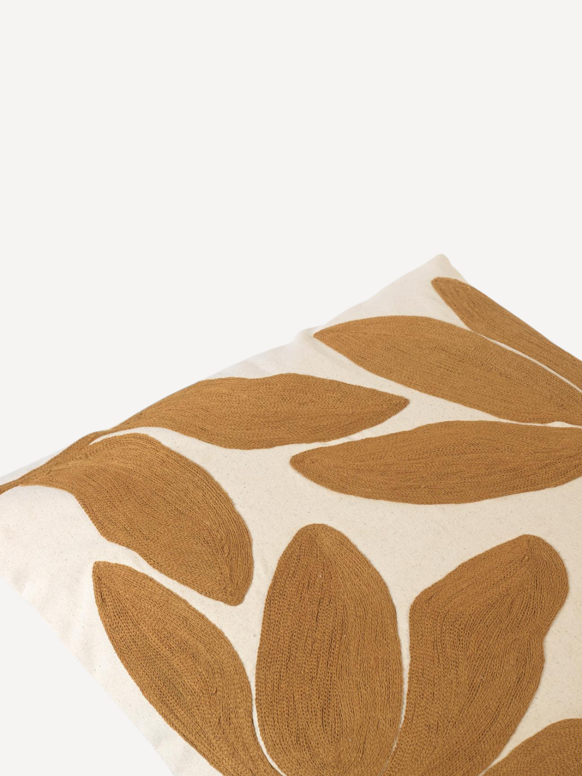 Cushion Cover Herbert, 50x50, Golden Brown / Natural