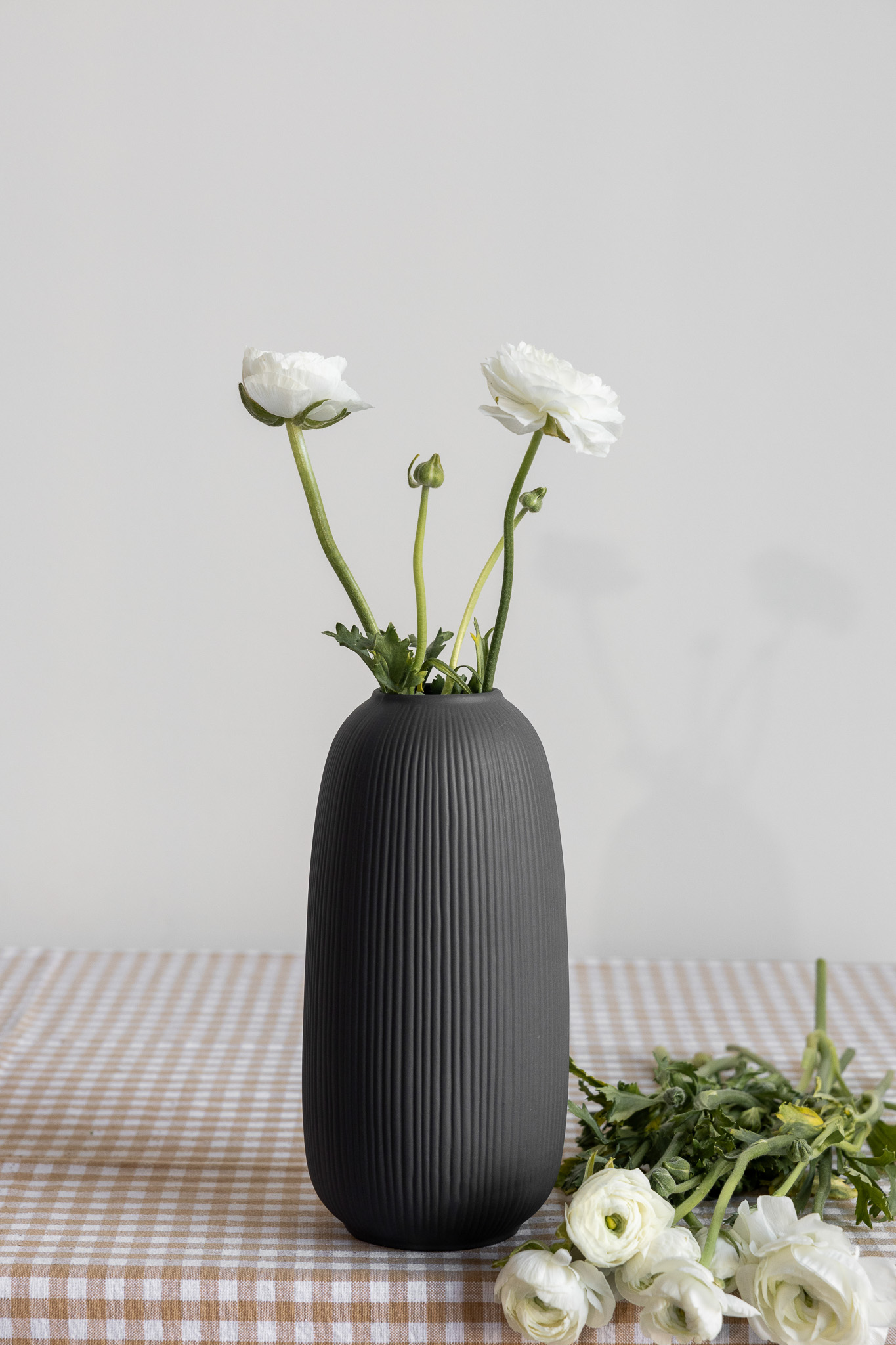 Vase Åby, Dunkelgrau