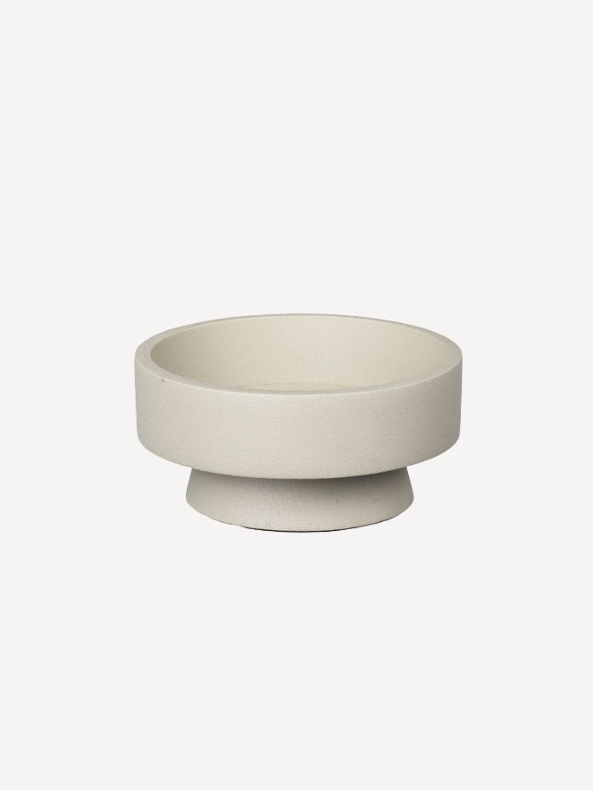 Candle holder Anker, Ø10 x H4 cm, sand