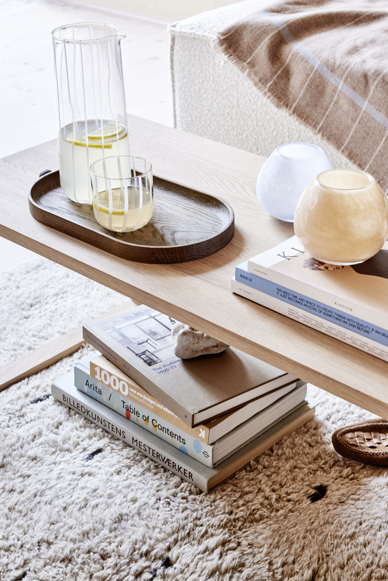 Inka Wood Tray, drak brown