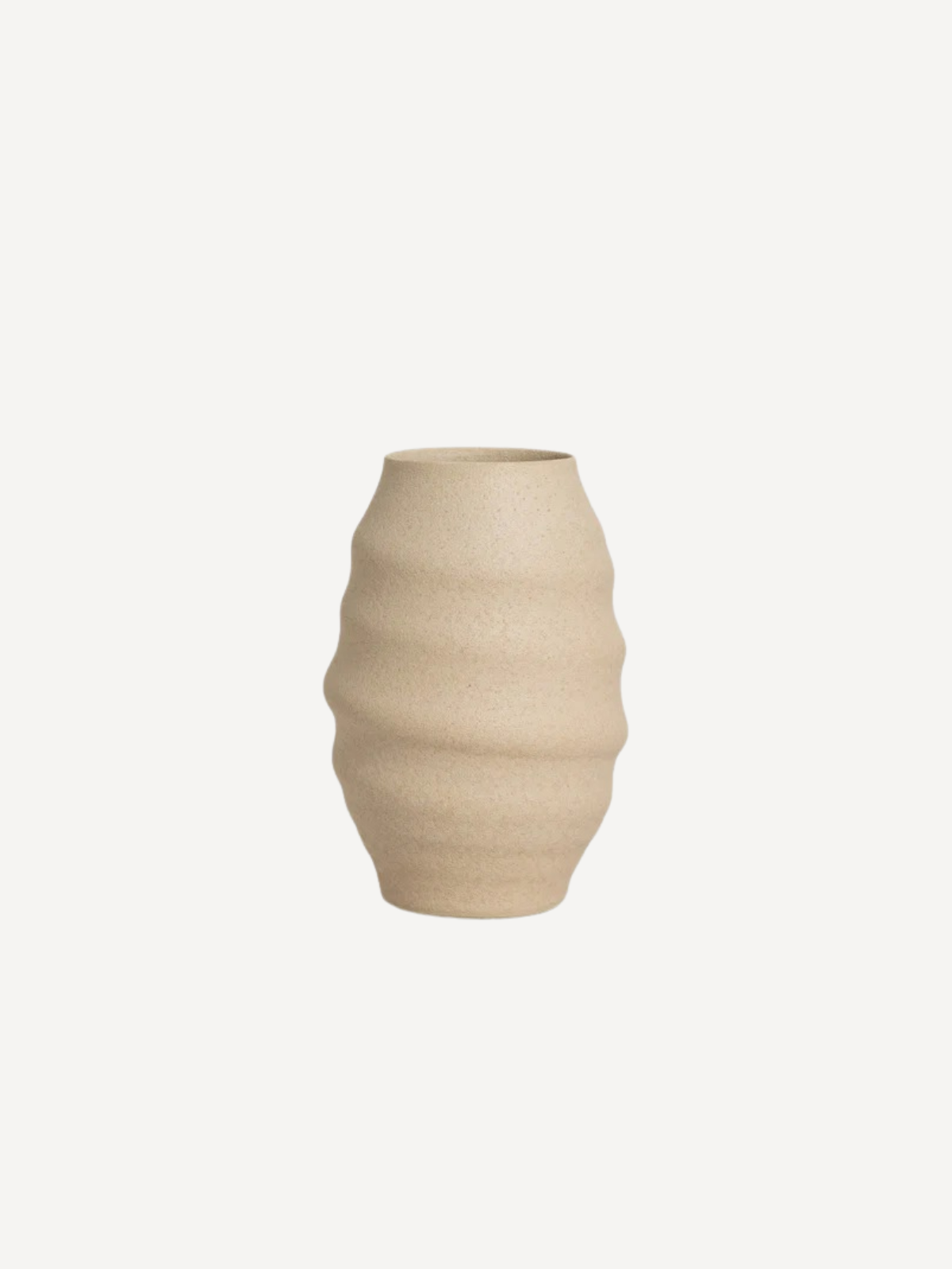 Aonia Glazed Vase, Cream Aonia Glazed Vase, Cream