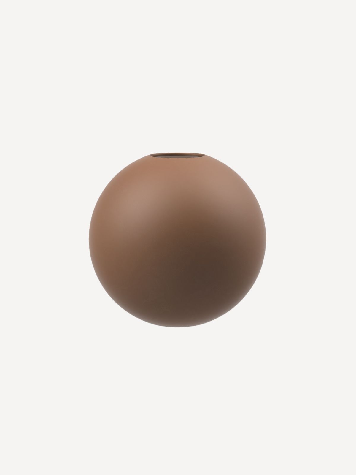 Ball Vase, 10cm, Coconut Ball Vase, 10cm, Coconut