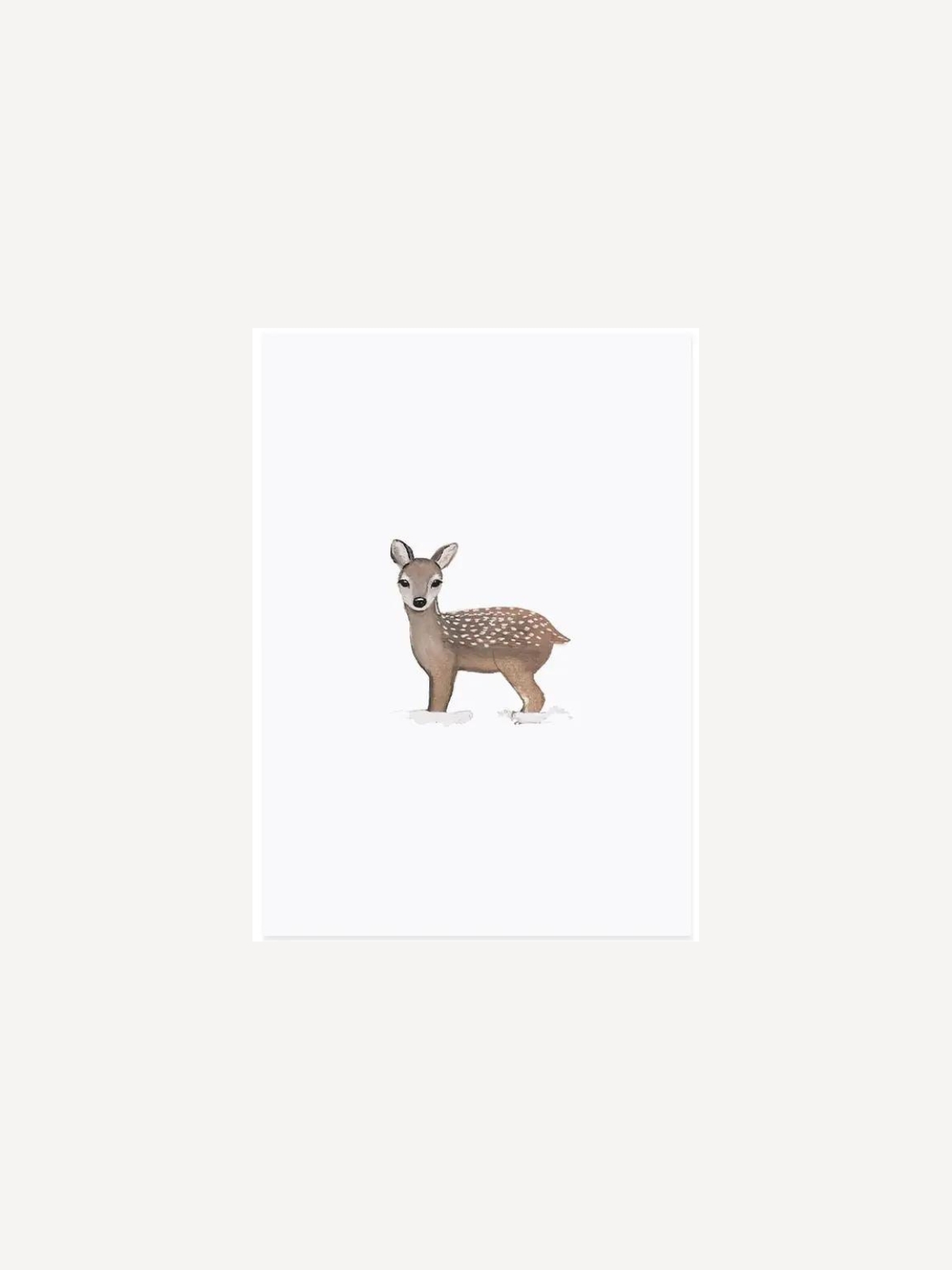 Aquarellkarte Deer Aquarellkarte Deer