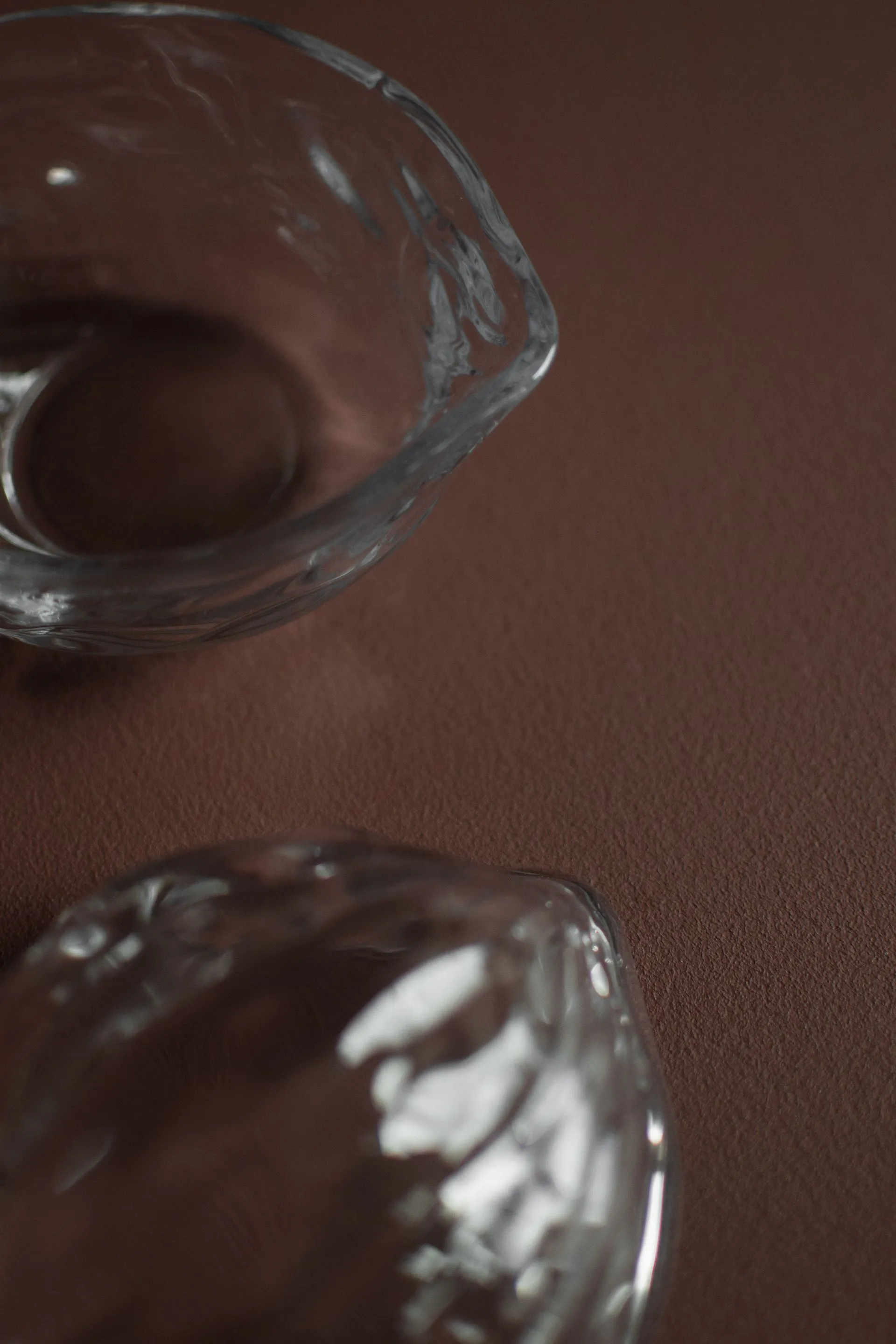 Walnut bowl, clear