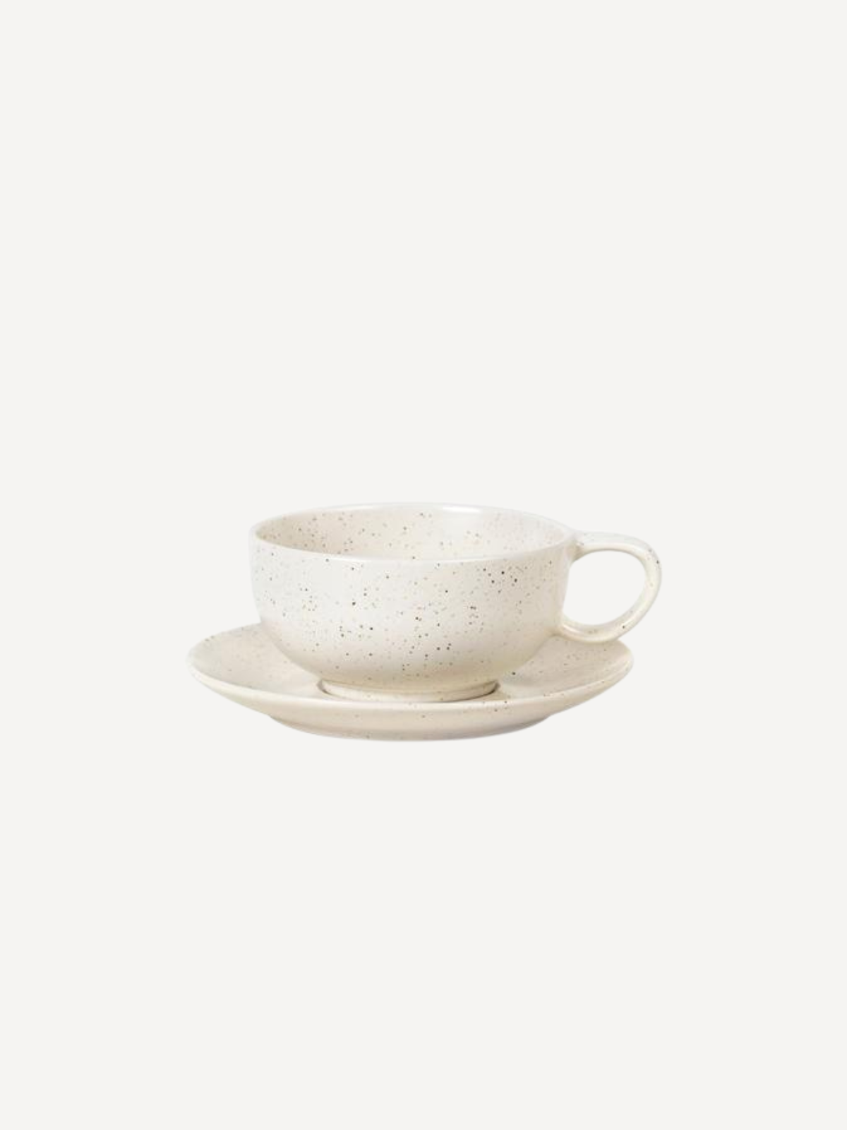 Nordic Vanilla Mug with Saucer, 25 cl