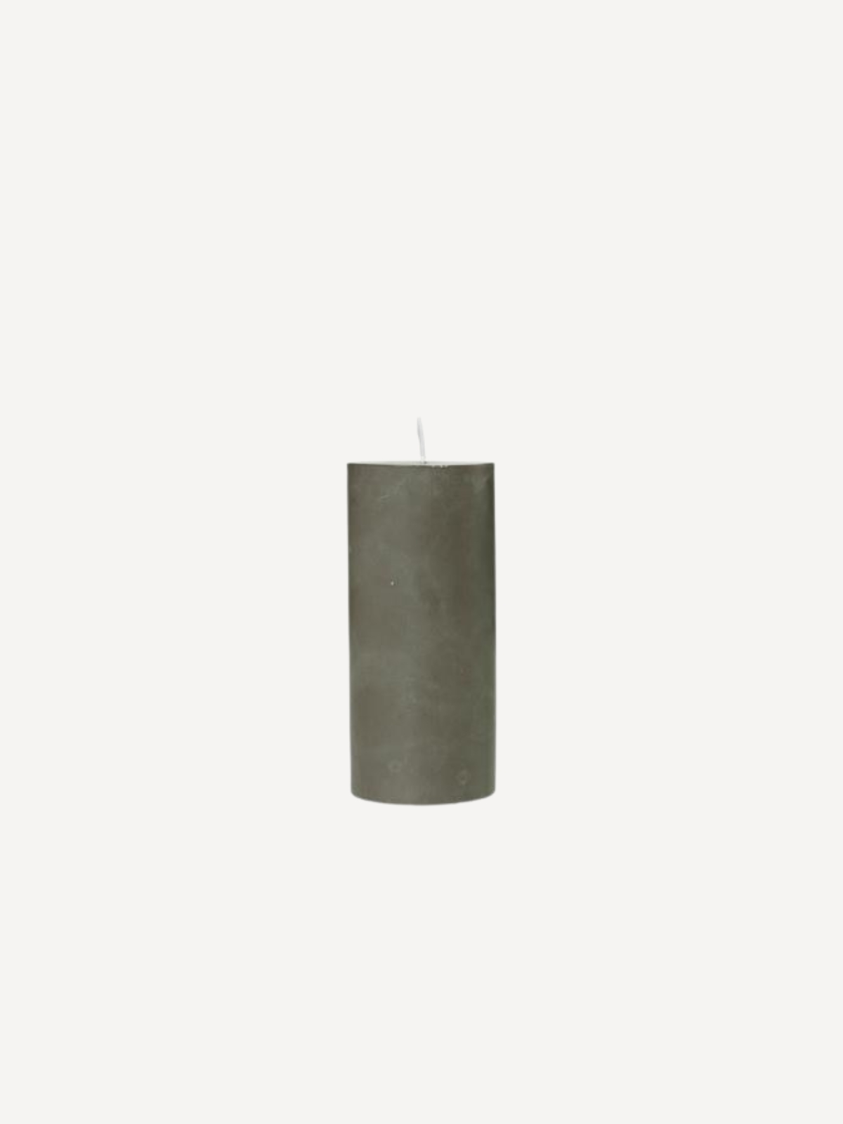 Eco Stumpenkerze,  D6,7 x H15, Grape Leaf Green Eco Stumpenkerze,  D6,7 x H15, Grape Leaf Green