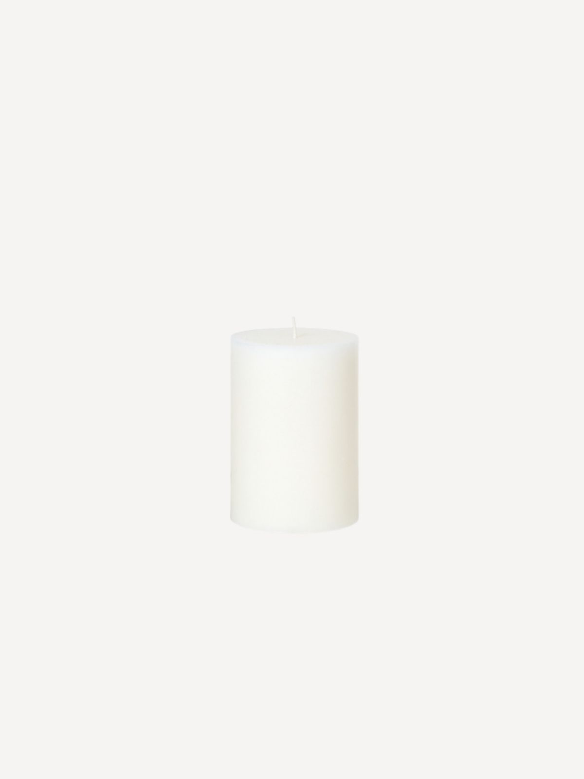 Facile Pillar Candle,  H10, Pure White