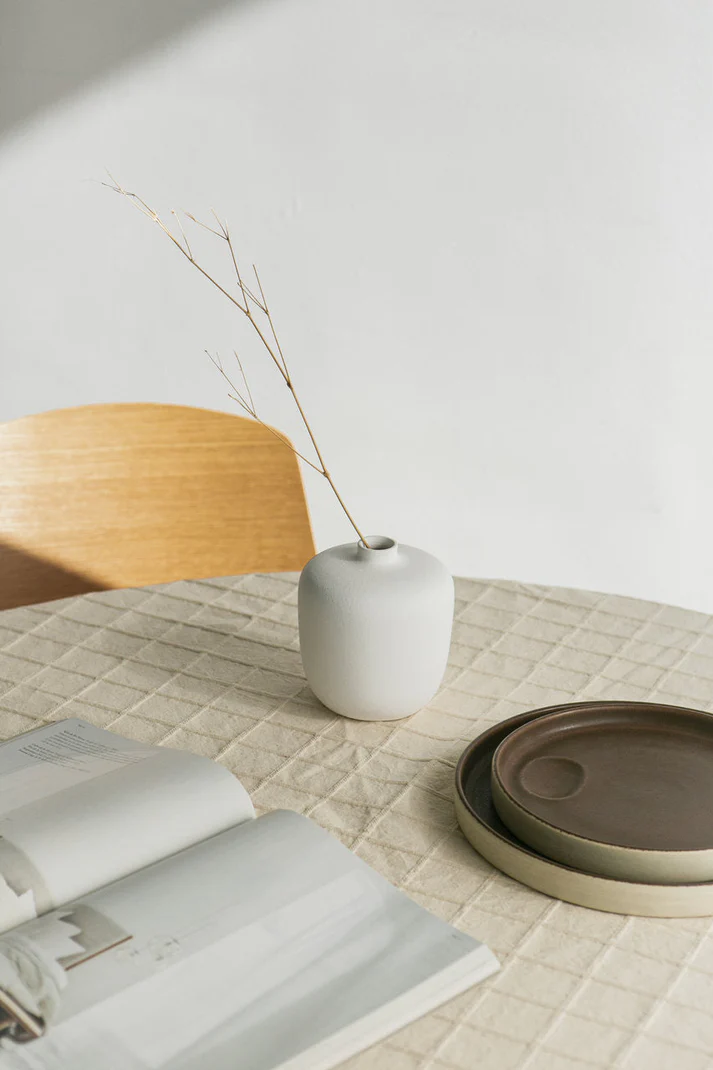 Vase Blanc 05, white