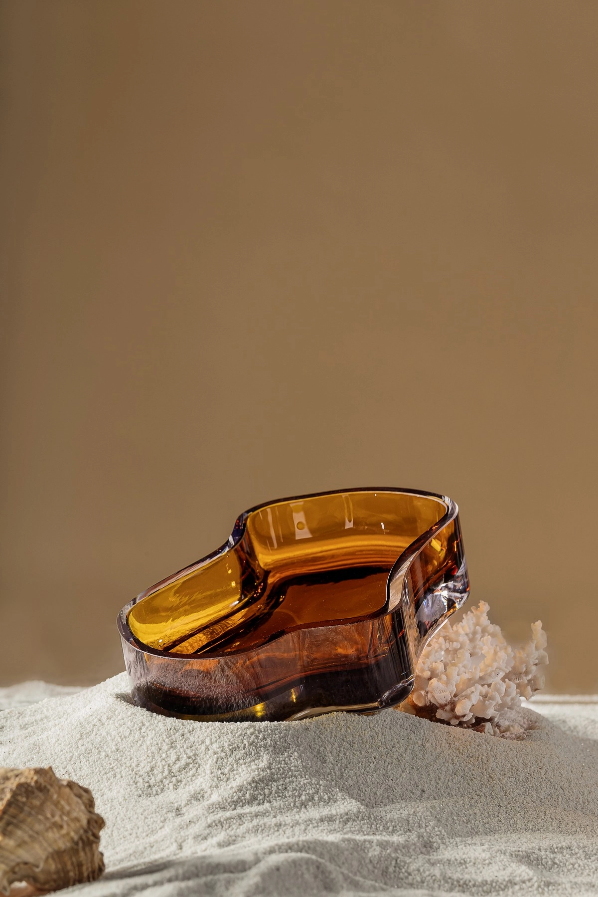 Coral Bowl, amber