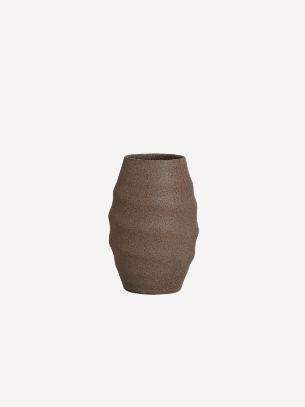 Aonia Glazed Vase, Braun Aonia Glazed Vase, Braun