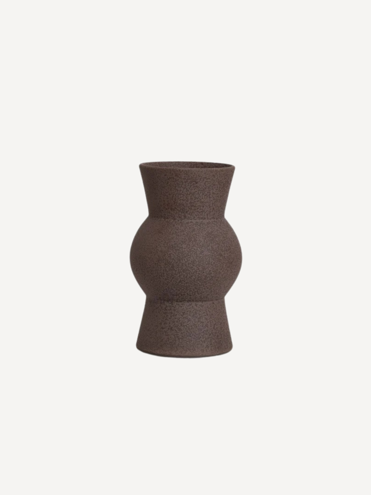 Melas Glazed Vase, Braun Melas Glazed Vase, Braun