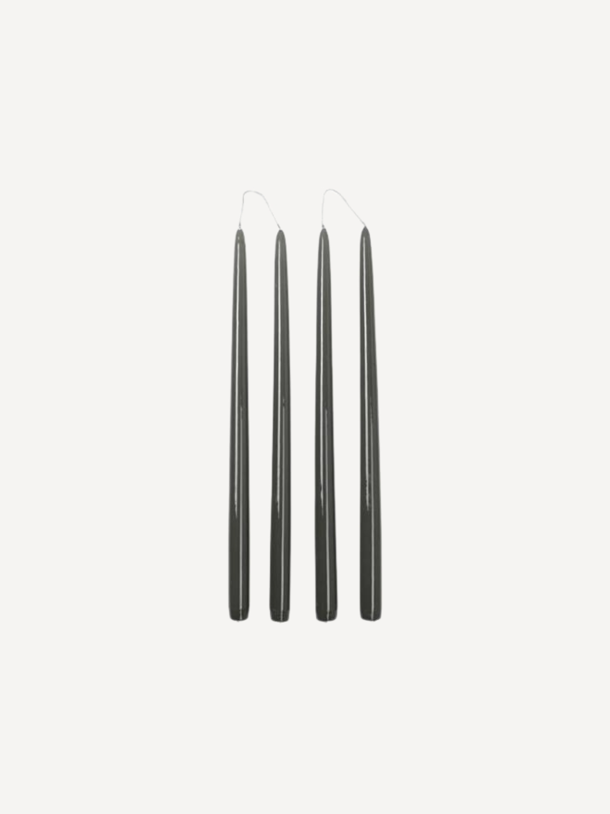 Soft Getauchte Kerze, 4er Pack, Grün Soft Getauchte Kerze, 4er Pack, Grün