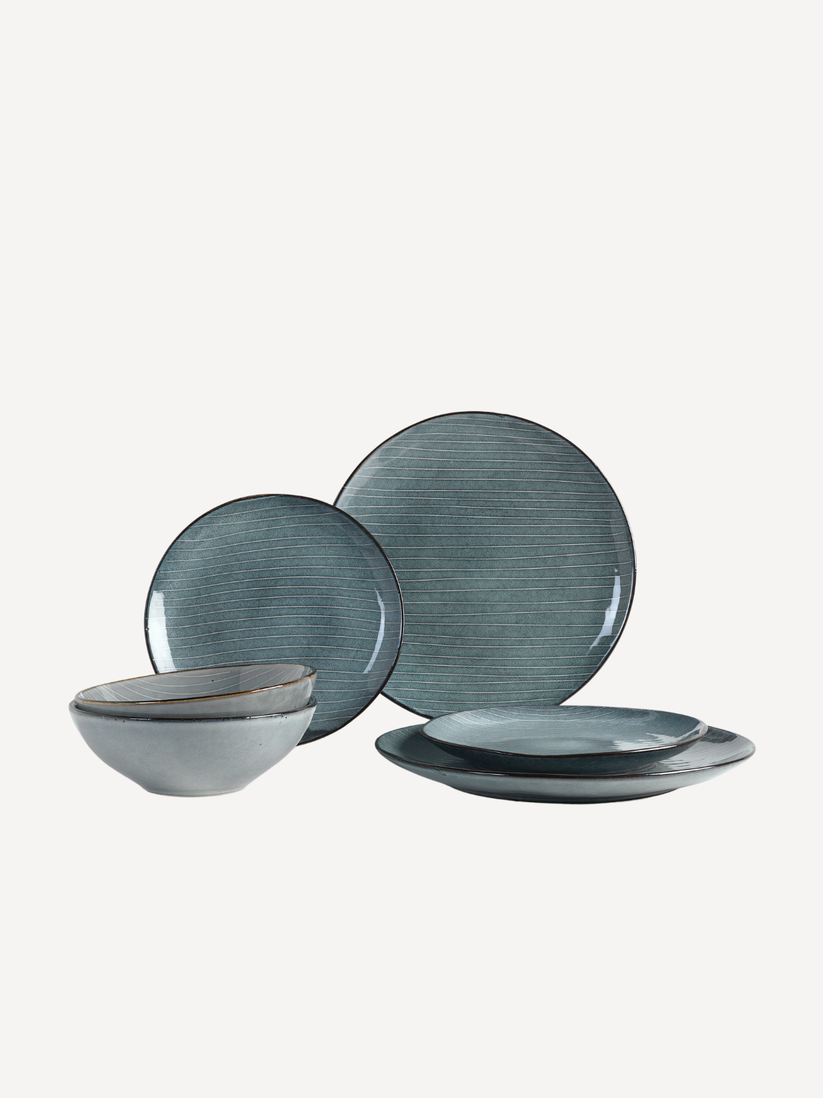 Nordic Sea Dinner set for two (6 pieces)