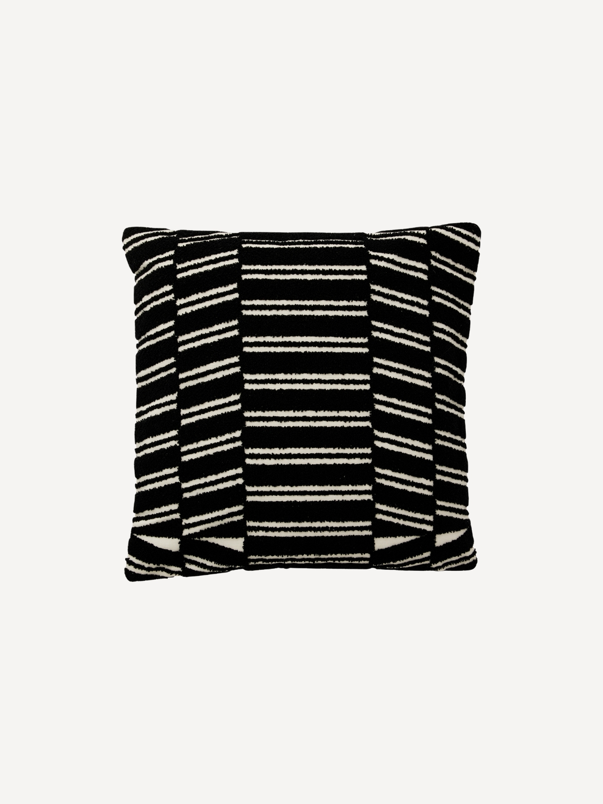 Kissenbezug Beid, für Füllung 50 x 50 cm, Schwarz/Weiß  Kissenbezug Beid, für Füllung 50 x 50 cm, Schwarz/Weiß