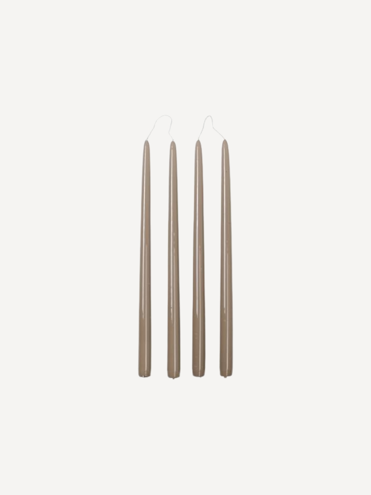 Soft Getauchte Kerze, 4er Pack, Linen Soft Getauchte Kerze, 4er Pack, Linen
